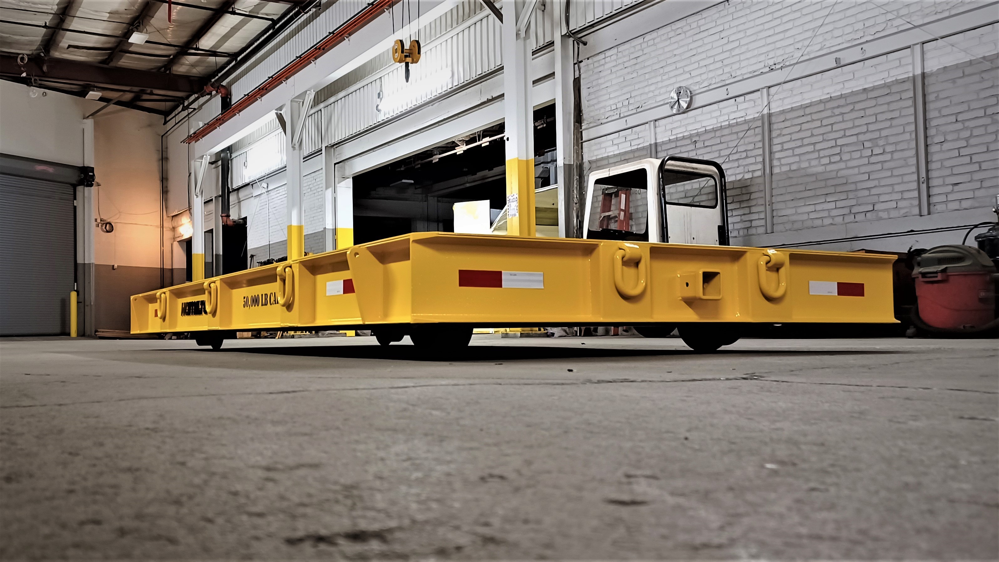 xt3456  - Hamilton Caster Rail Cart, reversible, 50,000 lbs